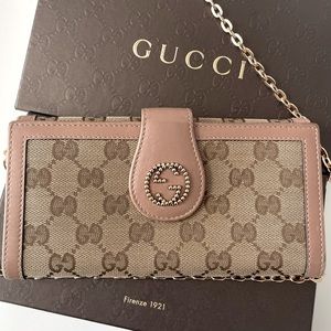 💖BEAUTIFUL GUCCI WALLET ON CHAIN